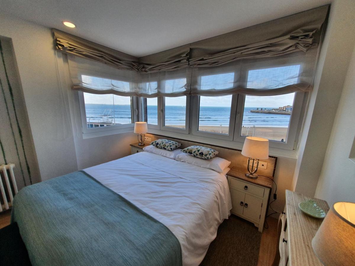 Playa 12 - El Lujo De Estar En 1ª Linea De Playa - Vut-4043-As Apartment Хихон Екстериор снимка